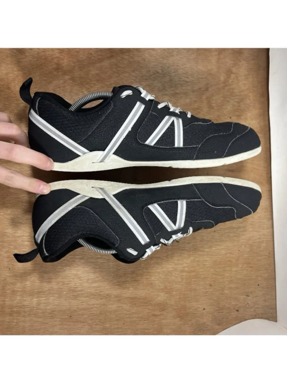 XERO Shoes Prio Men's Size 12 Black Running Minimalist Barefoot Sneakers